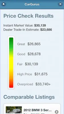 CarGurus android App screenshot 2